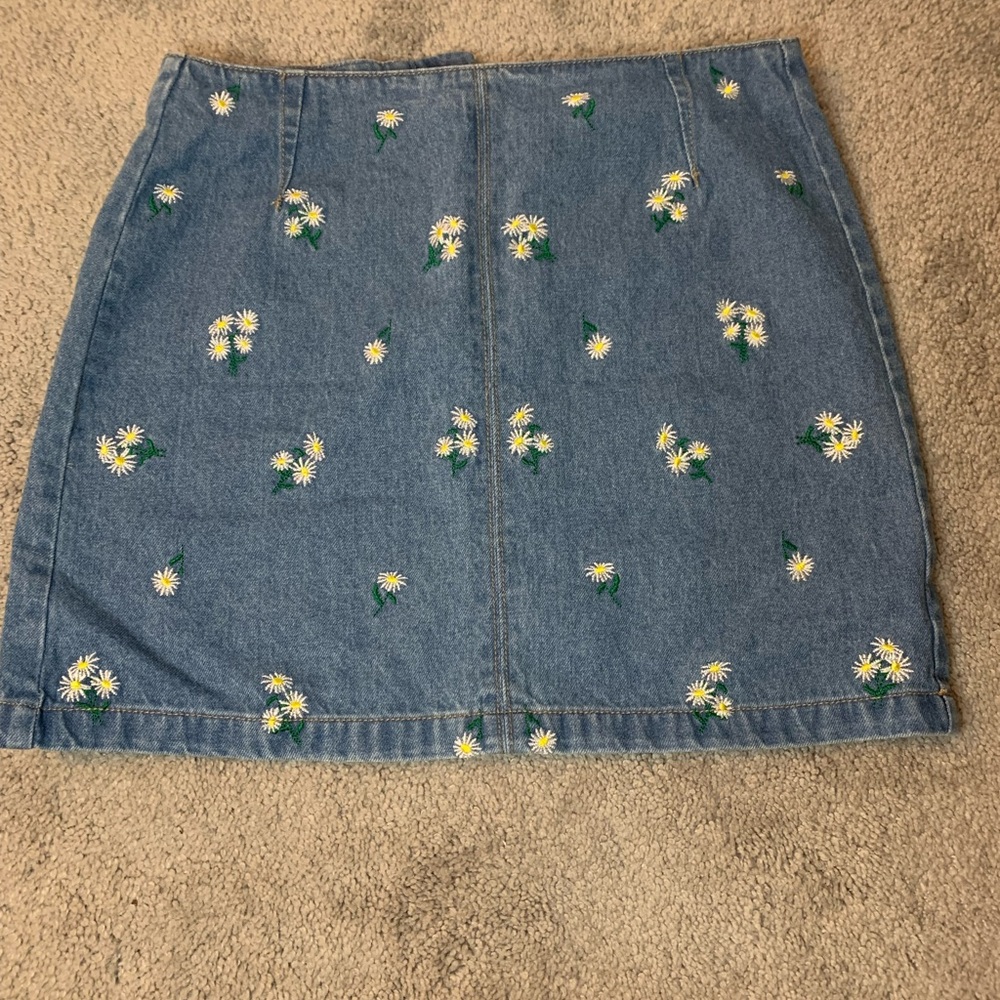 H&M Flower mini skirt